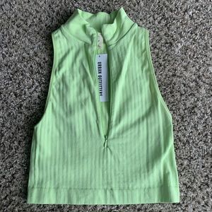 Urban Outfitters half zip crop top
